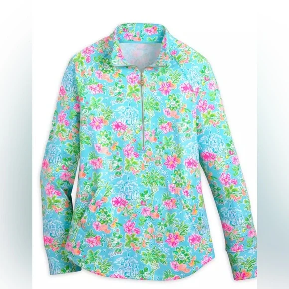 Lilly Pulitzer x Disney Mickey & Minnie Mouse Skipper Pullover - Picture 2 of 6